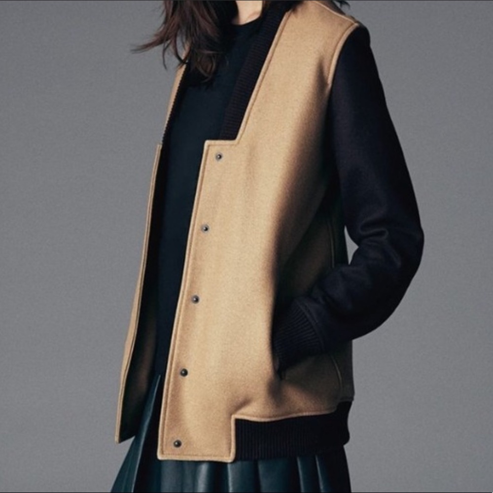 AllSaints Lucas Wool Bomber Jacket